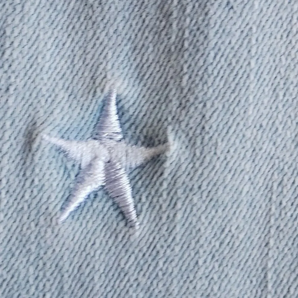 Stylish Light Blue Girl's Jeans - Cali 1850 - Star Design